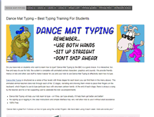 Tablet Screenshot of dancemattypingguide.com